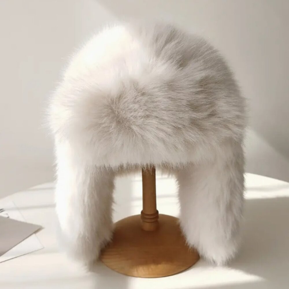 ❤️🔥 Cozy Faux Fur Trapper Hat with Earflaps - Picture 6 of 6